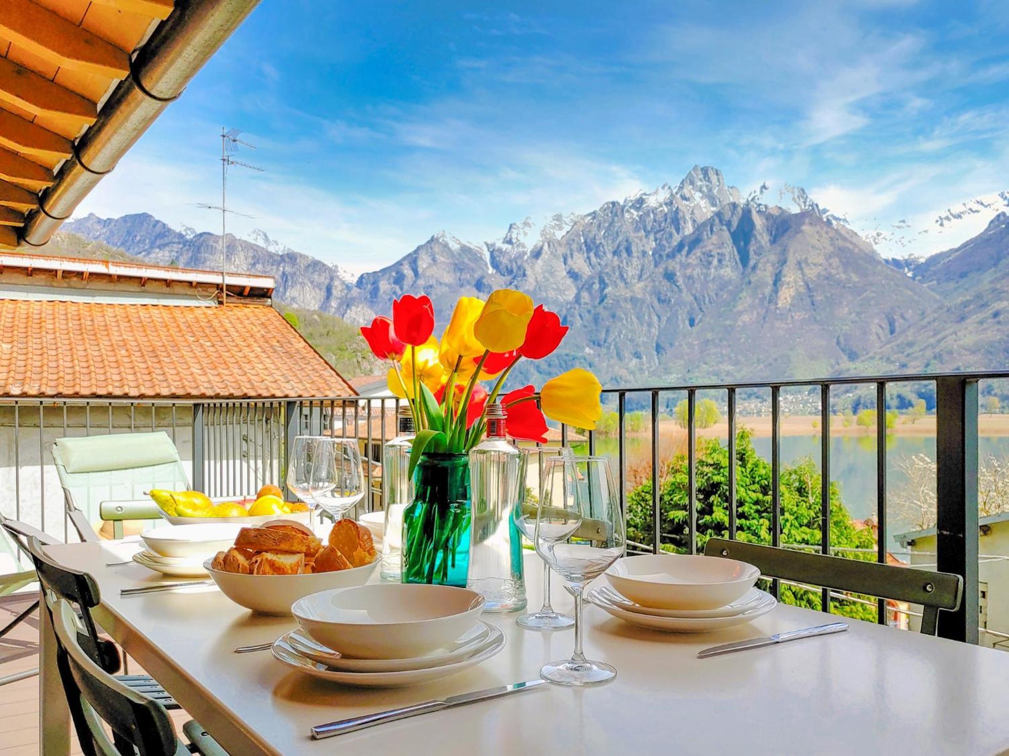 Dascio Dolce Ferienwohnung Panorama Balkon Am See Exterior photo